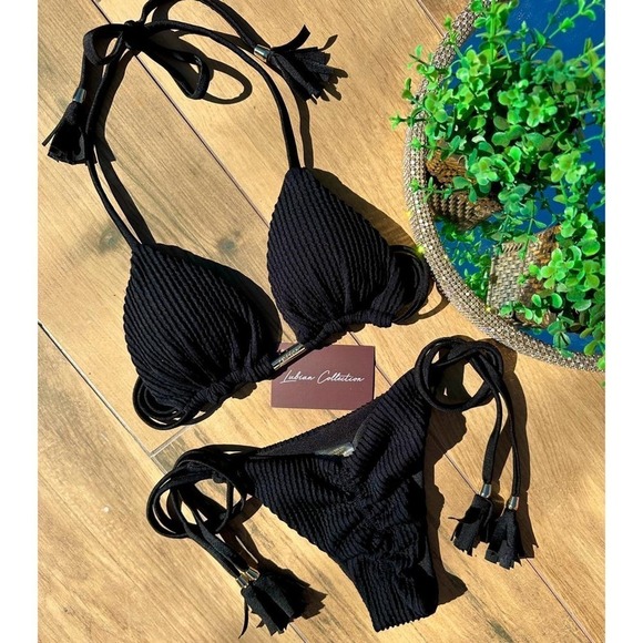 Lubyswim Teresa Handmade Brazilian Swimsuits Set / M
